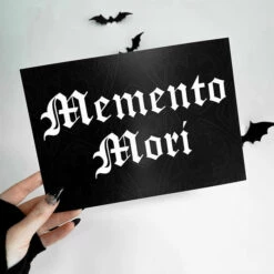 Brand new 🌟 GHOSTS OF OCTOBER Gothic Homewares Memento Mori [A5] | PRINT ⭐ -Deals Goth Store ghosts of october memento mori a5 print 2 ed201ccf 6403 4ca0 9acc 99438e85b898 700x700