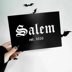 Best Sale ⌛ GHOSTS OF OCTOBER Gothic Homewares Salem Est. 1626 [A5] | PRINT 😉 -Deals Goth Store ghosts of october salem est. 1626 a5 print 2 e8b05bbf 7af7 4155 af67 a98f68e3fa73 700x700