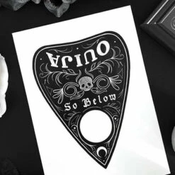 Top 10 🤩 GHOSTS OF OCTOBER Gothic Homewares So Below Gothic Planchette [A5] | PRINT ✨