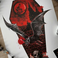 Best Sale 🌟 GHOSTS OF OCTOBER Bats The Bat [A4] | PRINT 🎉 -Deals Goth Store ghosts of october the bat a5 print 3 3 8299eab2 ceeb 4d05 a6ab 4d9e3b589774 700x700