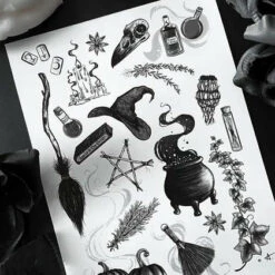 Buy 💯 GHOSTS OF OCTOBER Gothic Homewares Witches Kit [A5] | PRINT 🔥 -Deals Goth Store ghosts of october witches kit print 2 40d12d77 cc4a 4b1d 9a49 e0b6a875741d 700x700