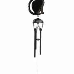 Outlet 🎉 GOTHIC GIFTS Cats Black Cat Profile | WINDCHIME 🔥
