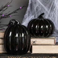 Discount 👏 GOTHIC GIFTS Gothic Homewares Black [Glass] | PUMPKIN DECOR* 🥰 -Deals Goth Store gothic gifts black glass pumpkin decor set 2 186cb14f 2d7c 419c 8279 a57663c53cdd 700x700