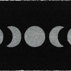 Wholesale 🥰 GOTHIC GIFTS Gothic Homewares Black Moon Phase | DOOR MAT 👍