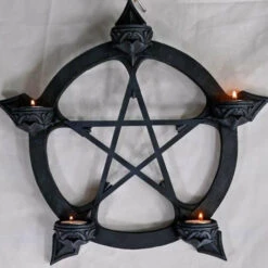 New 🎉 GOTHIC GIFTS Gothic Homewares Black Pentagram | TEALIGHT HANGER 💯 -Deals Goth Store gothic gifts black pentagram tealight incense hanger 3 fb488f95 bbc9 42d8 8eee 68554b876bf0 700x700