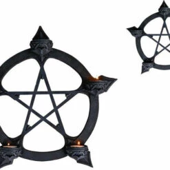 New 🎉 GOTHIC GIFTS Gothic Homewares Black Pentagram | TEALIGHT HANGER 💯 -Deals Goth Store gothic gifts black pentagram tealight incense hanger 4 5ac9d1e1 3d01 4c99 aa2e 7ad8cc85a8e3 700x700
