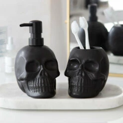 Cheapest 🔔 GOTHIC GIFTS Gothic Homewares Black Skull | SOAP DISPENSER 🌟 -Deals Goth Store gothic gifts black skull soap dispenser 7 b985a9d5 7720 4d27 8b09 d4d503474c5f 700x700