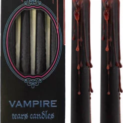 Best Sale 💯 GOTHIC GIFTS Gothic Homewares Vampire Tears [4 Pack] | CANDLES 😍 -Deals Goth Store gothic gifts black vampire tears candles 1 700x700