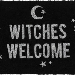Cheap 🔥 GOTHIC GIFTS Gothic Homewares Black Witches Welcome | DOOR MAT 😀