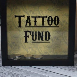 Outlet 💯 GOTHIC GIFTS Gothic Homewares Cabinet Of Curiosities Tattoo Fund | MONEY BOX 😀