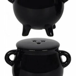 Hot Sale 👏 GOTHIC GIFTS Gothic Homewares Cauldron | SALT AND PEPPER SET 🤩