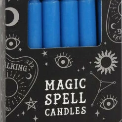 Best reviews of 💯 MAGIC SPELL CANDLES Gothic Homewares Dark Blue Wisdom Spell | CANDLES [PACK OF 12]* ✔️