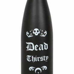 Best Sale ⌛ GOTHIC GIFTS Gothic Homewares Dead Thirsty | METAL WATER BOTTLE 🎁