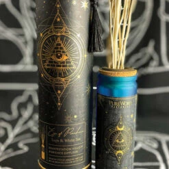 Budget 🎁 GOTHIC GIFTS Gothic Homewares Esoteric Manifestation [Sage & White Tea] | REED DIFFUSER 💯