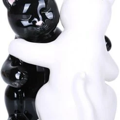 Coupon 💯 GOTHIC GIFTS Hugging Cats | SALT AND PEPPER SHAKER SET 🛒