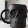 Cheapest 😀 GOTHIC GIFTS Gothic Homewares Matte Black | SKULL MUG 🎉