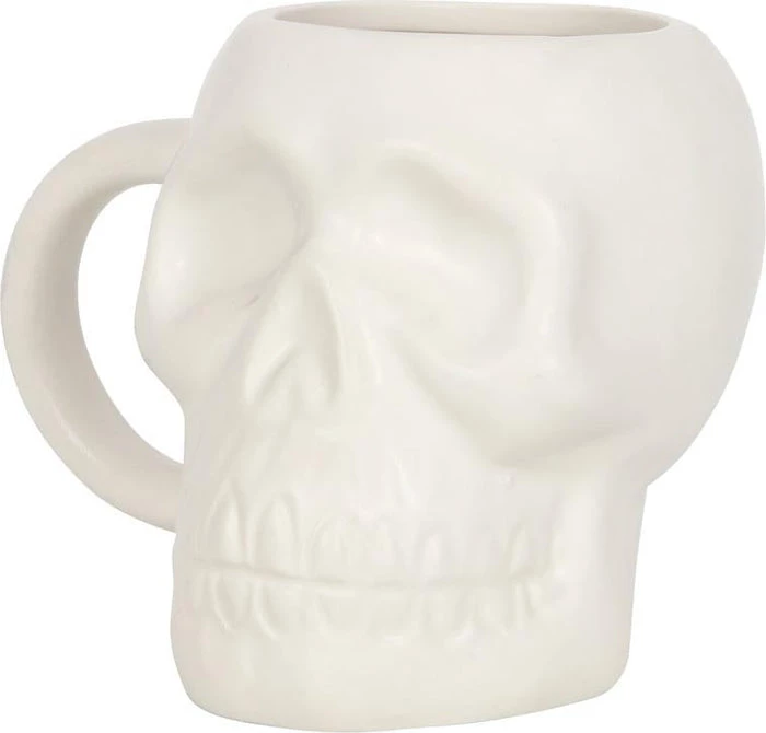 Deals ๐ GOTHIC GIFTS Gothic Homewares Matte White | SKULL MUG โค๏ธ 3 Deals ๐ GOTHIC GIFTS Gothic Homewares Matte White | SKULL MUG โค๏ธ - Image 3