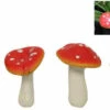 Outlet 🔥 GOTHIC GIFTS Gothic Homewares Mushrooms [SET 4] | GARDEN STAKES ⌛