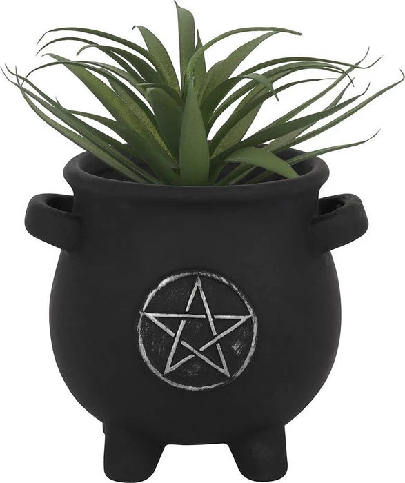 Top 10 👍 GOTHIC GIFTS Gothic Homewares Pentagram | CAULDRON PLANT POT 🌟 4 Top 10 👍 GOTHIC GIFTS Gothic Homewares Pentagram | CAULDRON PLANT POT 🌟 - Image 4