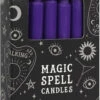 Cheap 🔥 MAGIC SPELL CANDLES Gothic Homewares Purple Prosperity Spell | CANDLES [PACK OF 12] 🔥