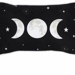 Budget 🌟 GOTHIC GIFTS Gothic Homewares Rectangular Triple Moon | CUSHION 🧨