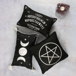 Budget 🌟 GOTHIC GIFTS Gothic Homewares Rectangular Triple Moon | CUSHION 🧨 -Deals Goth Store gothic gifts rectangular triple moon cushion 4 87e6ee10 6438 4846 b6f8 4d9c004558ae 700x700