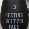 Buy ⭐ GOTHIC GIFTS Gothic Homewares Resting Witch Face | STEMLESS WINE GLASS 😉