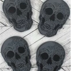 Promo 💯 GOTHIC GIFTS Gothic Homewares Skull | COASTERS [SET OF 4] 🤩