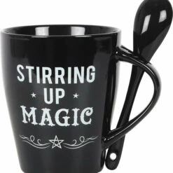 Best reviews of ✨ GOTHIC GIFTS Gothic Homewares Stirring Up Magic Black | MUG AND SPOON SET 😀 -Deals Goth Store gothic gifts stirring up magic black mug and spoon set 2 b4cd9735 e7d6 47ec 83a6 4c495b39f4e0 700x700
