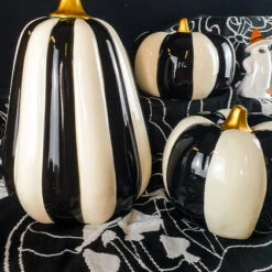 Buy 🔥 GOTHIC GIFTS Gothic Homewares Striped | PUMPKIN DECOR SET* 🎁 -Deals Goth Store gothic gifts striped pumpkin decor set 2 700x700