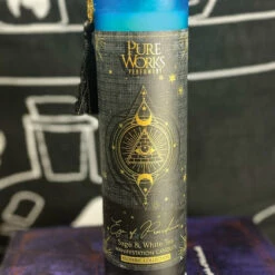 Wholesale ⭐ GOTHIC GIFTS Gothic Homewares Esoteric Manifestation [Sage & White Tea] | TALL CANDLE 😍