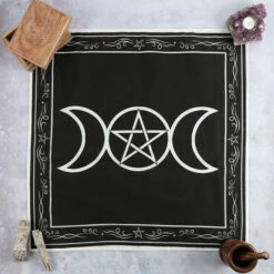 Best deal 👏 GOTHIC GIFTS Gothic Homewares Triple Moon | ALTAR CLOTH 🎁