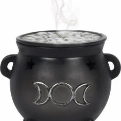 Buy 🛒 GOTHIC GIFTS Gothic Homewares Triple Moon Cauldron | INCENSE CONE HOLDER ✔️ -Deals Goth Store gothic gifts triple moon cauldron incense cone holder 1 ceb954f4 59e5 4487 ad22 3bada7fc08fd 700x700