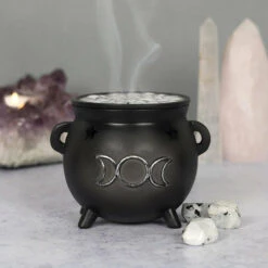 Buy 🛒 GOTHIC GIFTS Gothic Homewares Triple Moon Cauldron | INCENSE CONE HOLDER ✔️ -Deals Goth Store gothic gifts triple moon cauldron incense cone holder 4 e0e13288 ac1c 4649 81a0 1d54664968e4 700x700