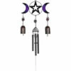 Cheapest 🔥 GOTHIC GIFTS Gothic Homewares Triple Moon [With Bells] | WINDCHIME 😉