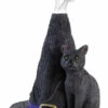 Wholesale ⭐ GOTHIC GIFTS Cats Witch Hat With Cat | INCENSE CONE HOLDER 🔥