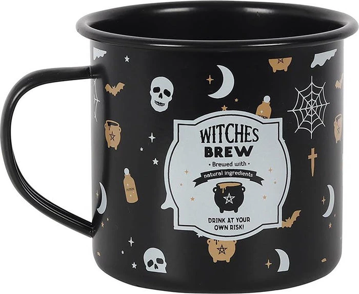 Flash Sale ⌛ GOTHIC GIFTS Gothic Homewares Witches Brew | ENAMEL MUG 🔔 1 Flash Sale ⌛ GOTHIC GIFTS Gothic Homewares Witches Brew | ENAMEL MUG 🔔