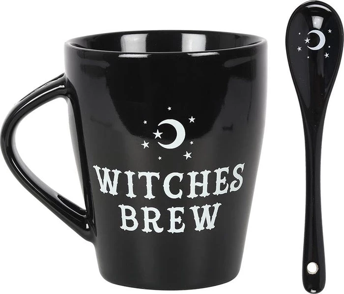 Hot Sale 😀 GOTHIC GIFTS Gothic Homewares Witches Brew | MUG & SPOON SET 👏 4 Hot Sale 😀 GOTHIC GIFTS Gothic Homewares Witches Brew | MUG & SPOON SET 👏 - Image 4