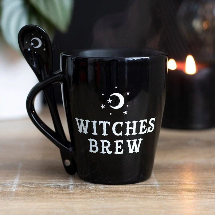 Hot Sale 😀 GOTHIC GIFTS Gothic Homewares Witches Brew | MUG & SPOON SET 👏 5 Hot Sale 😀 GOTHIC GIFTS Gothic Homewares Witches Brew | MUG & SPOON SET 👏 - Image 5