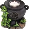 Brand new ✔️ GOTHIC GIFTS Gothic Homewares Witches Cauldron | TEALIGHT CANDLE HOLDER 🛒