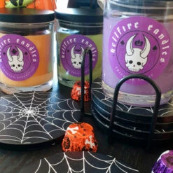Flash Sale 👏 HELLFIRE CANDLES Gothic Homewares Trick Or Treat [Salted Caramel] | CANDLE ❤️ -Deals Goth Store hellfire candles all 02 ba8764e2 8de7 4b06 84d2 9a5c06ff2fd7 700x700