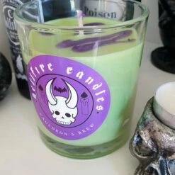 Top 10 ✔️ HELLFIRE CANDLES Gothic Homewares Cauldron's Brew [Green Apple] | CANDLE 🛒 -Deals Goth Store hellfire candles cauldrons brew 04 523306be 480a 417f b459 40a5ae5066d8 700x700