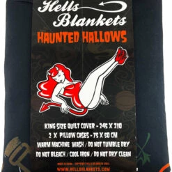 Promo 🎁 HELLS BLANKETS Ghosts Haunted Hallows | KING QUILT SET ⌛ -Deals Goth Store hells blankets Haunted Hallows Quilt Set 02 fab2af3a 3956 4828 8e72 df0f9f7b054d 700x700
