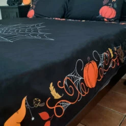 Promo 🎁 HELLS BLANKETS Ghosts Haunted Hallows | KING QUILT SET ⌛ -Deals Goth Store hells blankets hallows harvest quilt set 05 134f8cf1 dbf4 448e ab21 ed81a9d78328 700x700