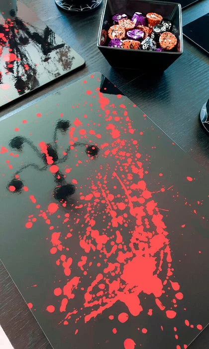 Promo ✨ HELLS BLANKETS Gothic Homewares High Tea Horrors | PLACEMAT SET 🤩 4 Promo ✨ HELLS BLANKETS Gothic Homewares High Tea Horrors | PLACEMAT SET 🤩 - Image 4