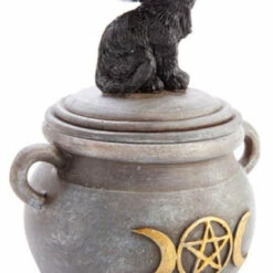 Best deal 🔥 HOMEWARES Cats Black Cat | CAULDRON TRINKET BOX 😀 -Deals Goth Store homewares black cat cauldron trinket box 2 ef467faf ab44 455b af01 c8735ae068fe 700x700