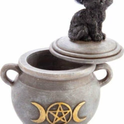 Best deal 🔥 HOMEWARES Cats Black Cat | CAULDRON TRINKET BOX 😀 -Deals Goth Store homewares black cat cauldron trinket box 4 f0458c5a 3908 41ec 9f6c be53fa6b26ce 700x700