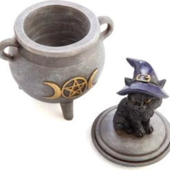 Best deal 🔥 HOMEWARES Cats Black Cat | CAULDRON TRINKET BOX 😀 -Deals Goth Store homewares black cat cauldron trinket box 5 8babeebf 54ad 482d a91b 22c2a04669ef 700x700