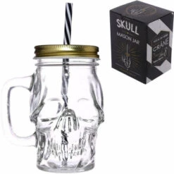 Cheapest ⭐ HOMEWARES Gothic Homewares Skull Glass | DRINKING JAR 😍 -Deals Goth Store homewares skull glass drinking jar 2 c47647c6 f485 4fc4 9d29 ede709309739 700x700