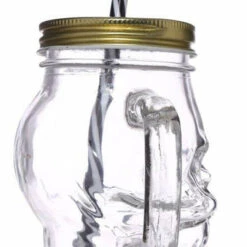Cheapest ⭐ HOMEWARES Gothic Homewares Skull Glass | DRINKING JAR 😍 -Deals Goth Store homewares skull glass drinking jar 5 b25254d5 0bce 4908 afc3 7c5a2edb9961 700x700